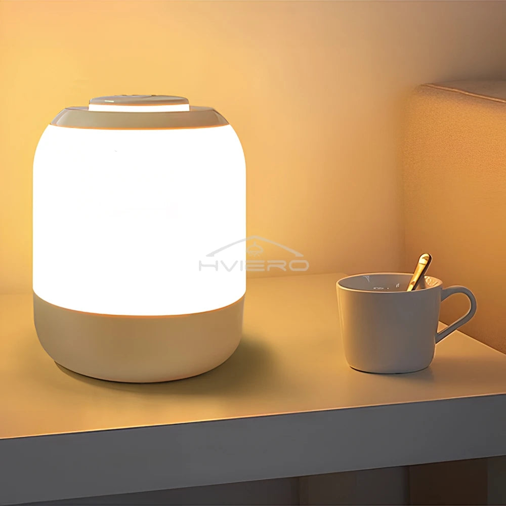 Lampada Da Tavolo Dimmerabile Con Controllo Tocco USB Ricaricabile Luce Notturna Per Camera E Soggiorno Decorazione