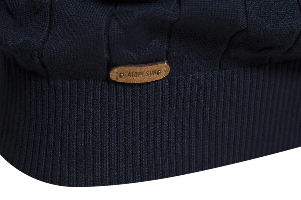 Maglione Con Cerniera Da Uomo In Cotone Alta Qualità Per Autunno Inverno Caldo Con Motivi Etnici