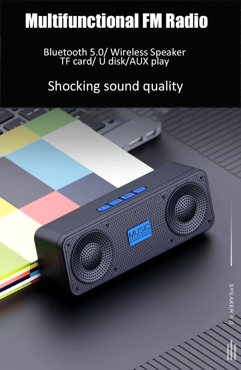 Altoparlante Bluetooth Portatile Con Subwoofer Integrato S18 Per Computer E Smartphone Ideale Per Studenti Creativi
