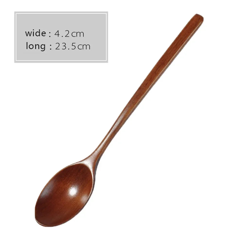 Set Da 2 Cucchiai In Legno Per Zuppe Porridge Cereali E Dessert Utensili Da Cucina Eco Friendly Ergonomici