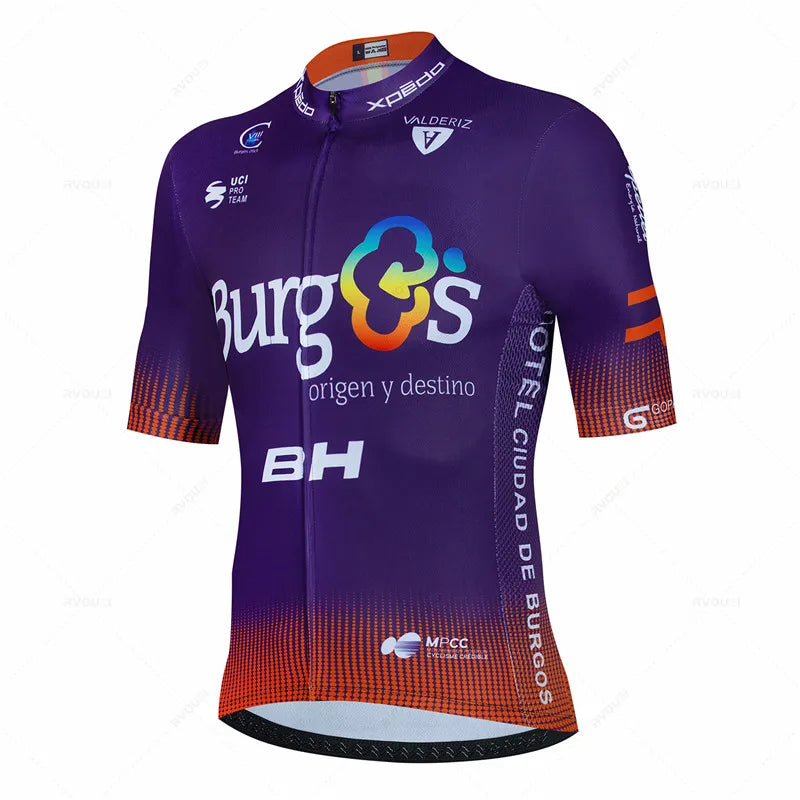 Nuovo BH Burgs Team 2024 Maglia Da Ciclismo Uomo E Pantaloncini Da Bici Set MTB Estivo Asciugatura Rapida