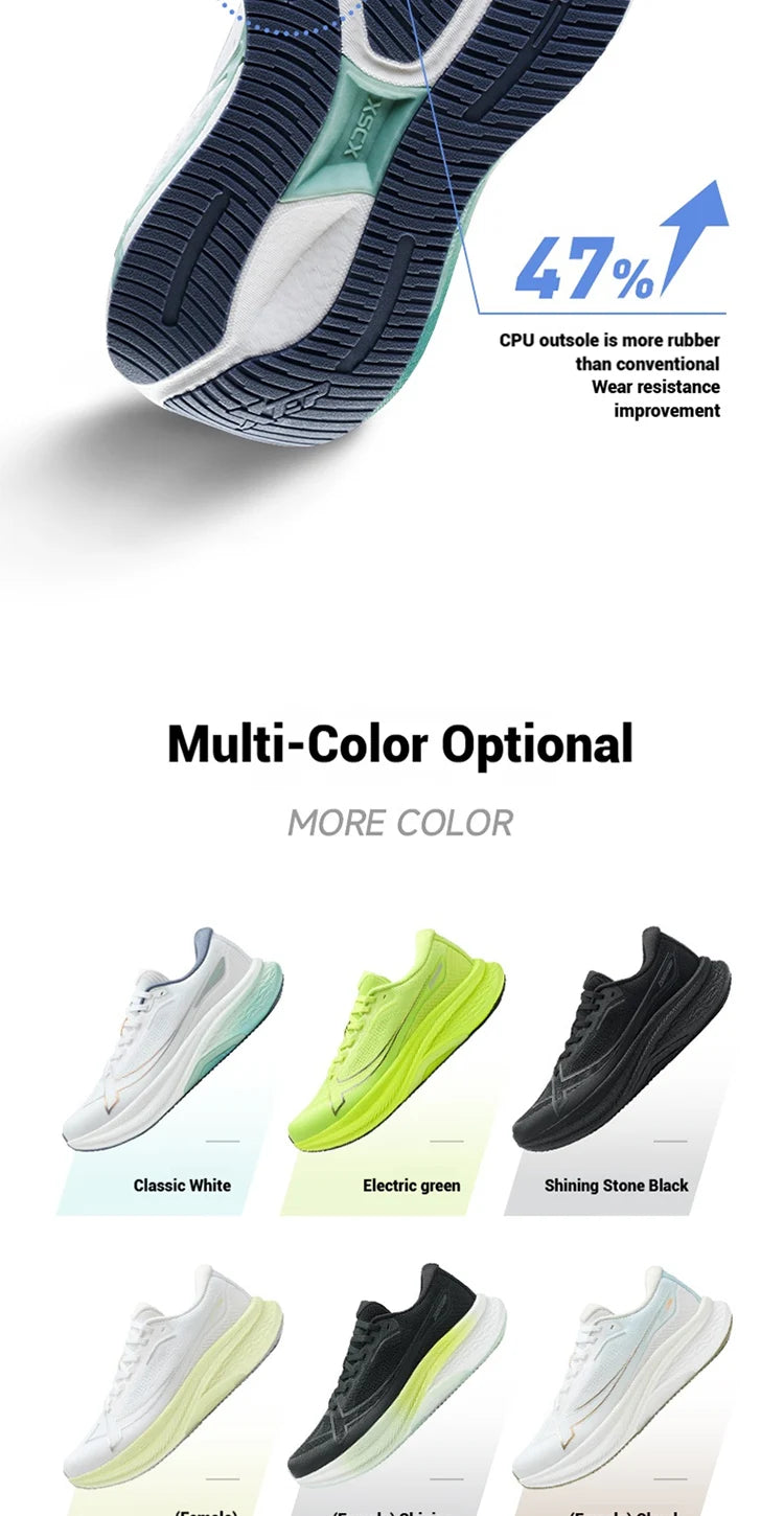 Xtep 2000 Km Plus Scarpe Da Corsa Uomo Leggere Antiscivolo Resistente All Usura 2025 Nuova Primavera