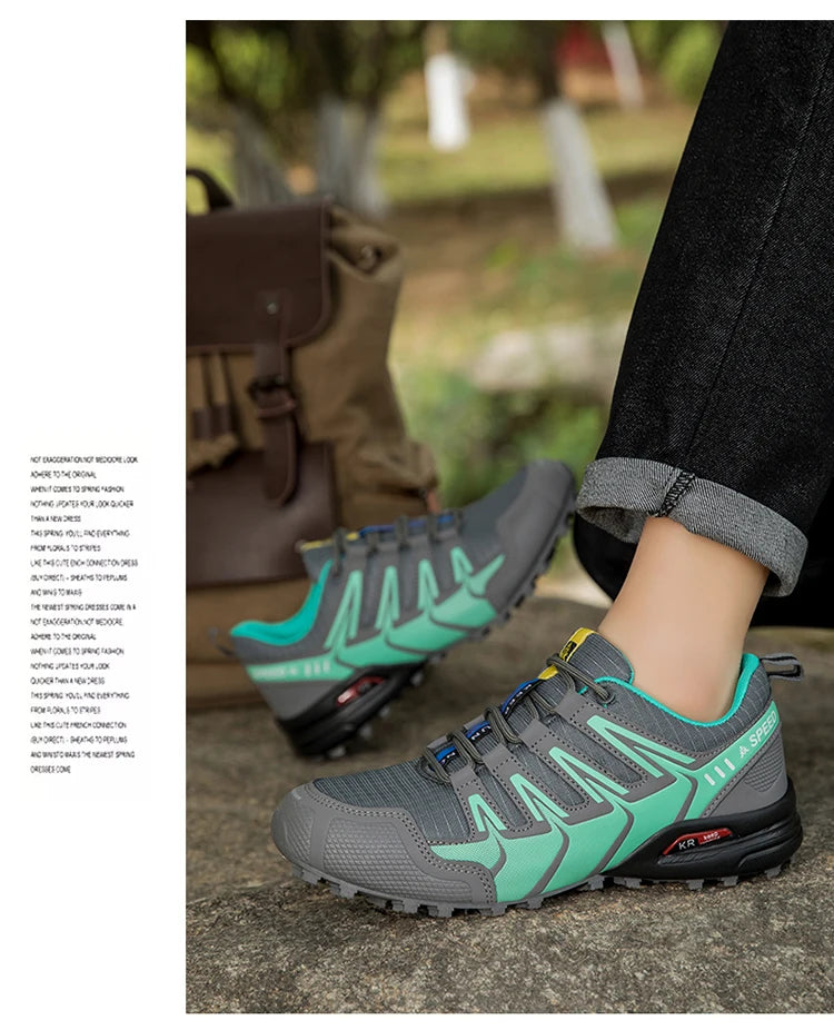 Scarpe Sportive Da Ciclismo All'aperto Da Uomo Impermeabili Antiscivolo Per Escursioni E Campeggio