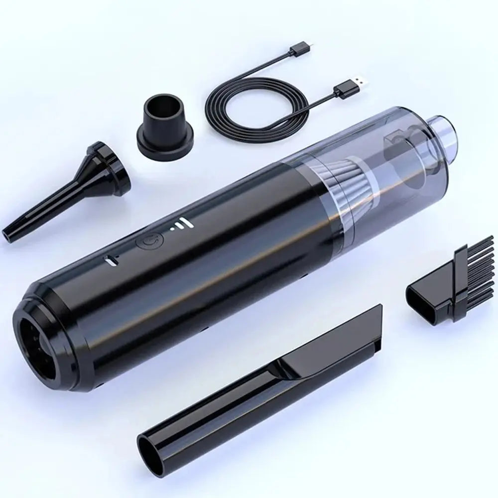 Aspirapolvere Senza Fili Per Auto Con Mini Soffiatore Elettrico Portatile A Basso Rumore Set Ricaricabile USB C