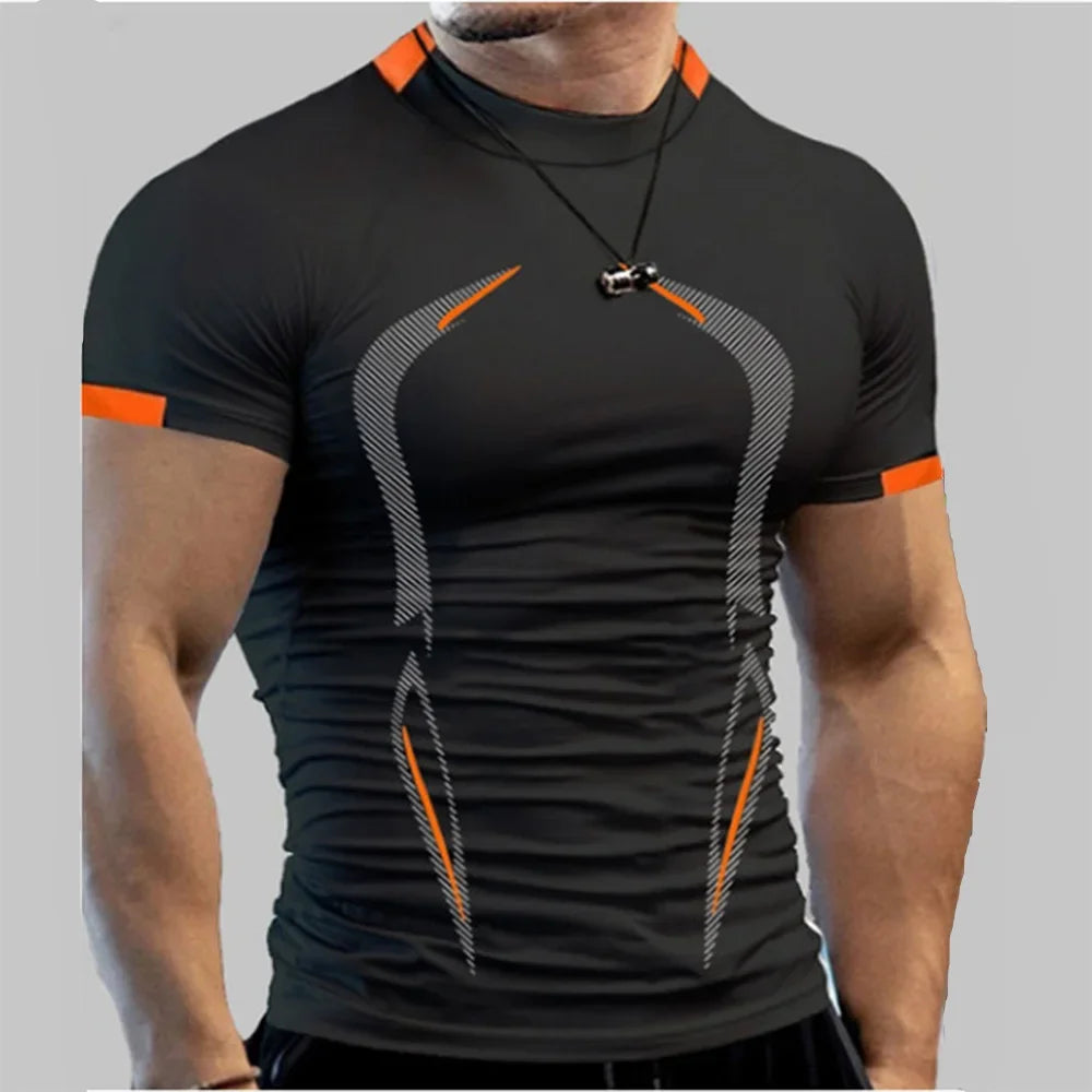Maglietta Traspirante Da Uomo Per Palestra E Corsa Abbigliamento Estivo Asciugatura Rapida Da Jogging