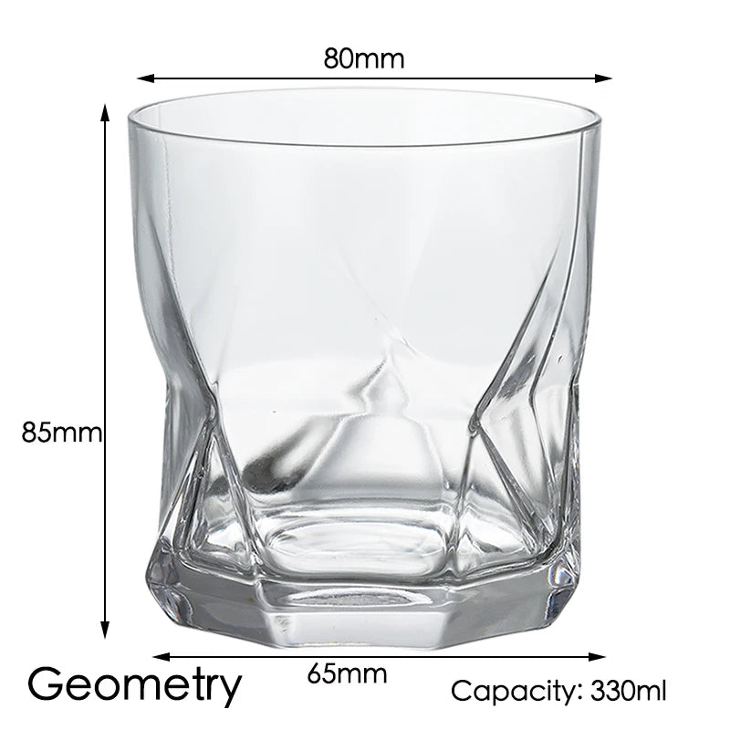 Bicchieri Da Whisky Ecologici E Durevoli Cocktailgeek Forma Rotonda In Vetro Trasparente Per Appassionati Di Whisky