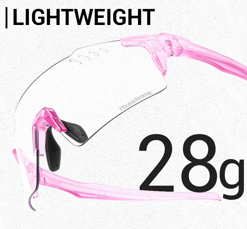 Occhiali Fotocromatici UV400 Per Ciclismo MTB Equitazione All Apertto Multisport Guida Golf Campeggio