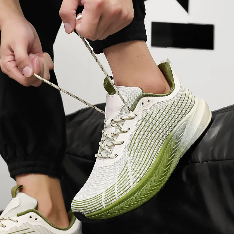 Scarpe Da Uomo Sportive In Mesh Traspiranti Scarpe Casual Moda Taglie Grandi Autunno Inverno Con Suola Piatta In Gomma