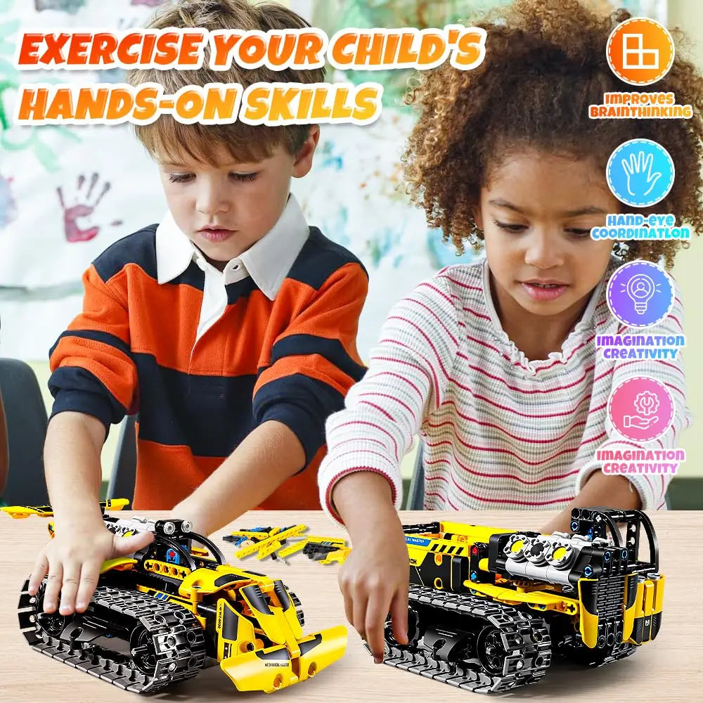 Kit Costruzione Telecomandata 3 In 1 542 Pezzi Per Bambini 8 10 Anni Regalo Educativo