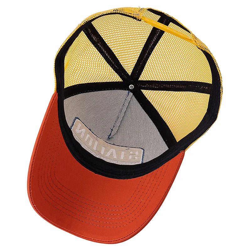 Berretto Trucker Unisex Ventilato Rete Estate Streetwear UP Positive Stazione SA Station