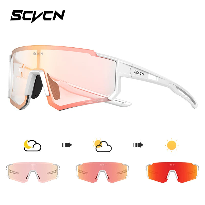 SCVCN Occhiali Da Sole UV400 Viola Montatura Street Fashion Y2K Per Donne E Uomini Ciclismo MTB
