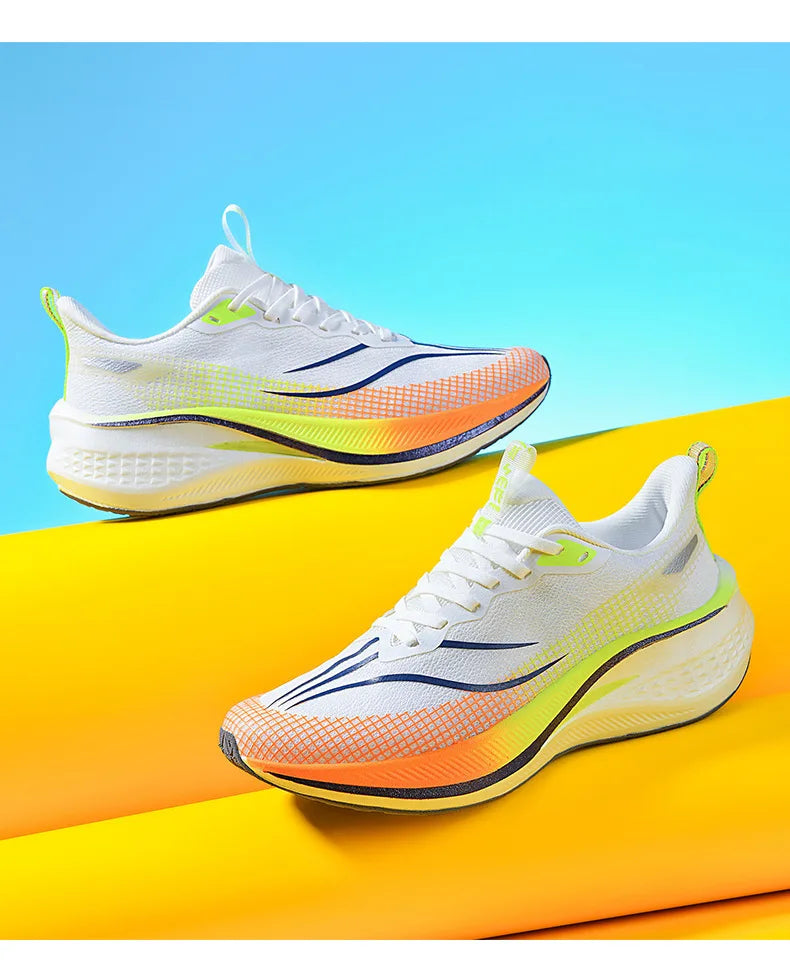 Scarpe da Corsa Sound Friction Rabbit 7PR con Piastra in Carbonio Traspiranti Leggere Sneakers Casual Unisex