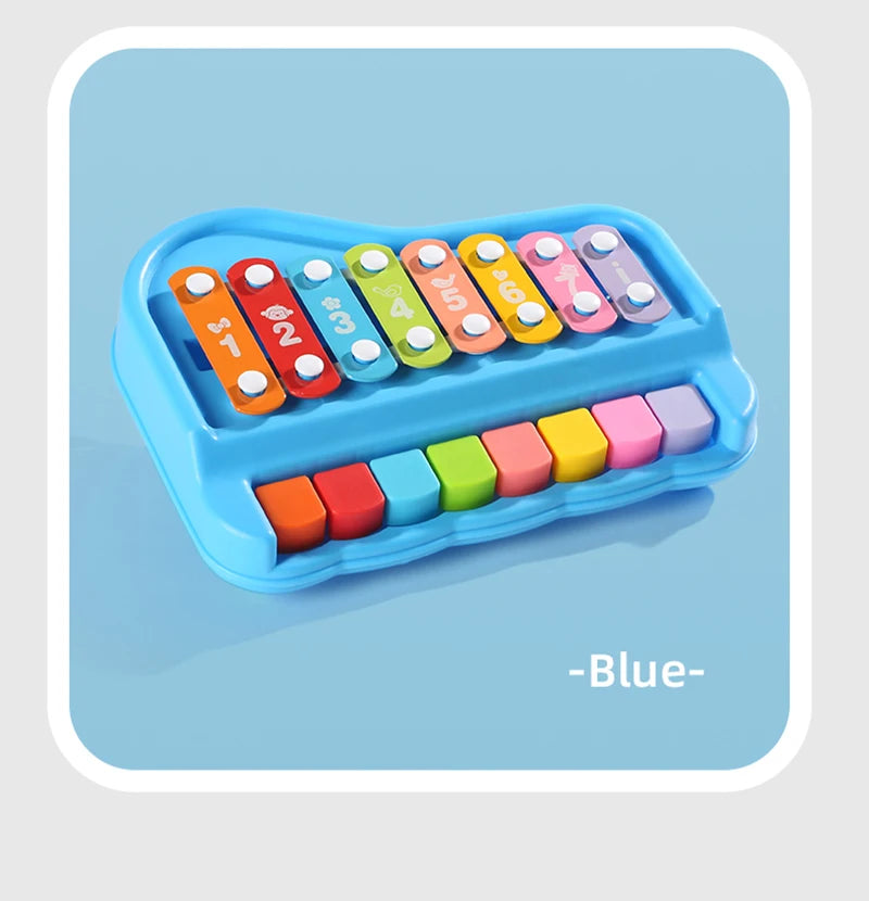 Xilofono Educativo Montessori Per Bambini A 8 Toni Strumenti Musicali Giocattoli Percussione Per 0 3 Anni