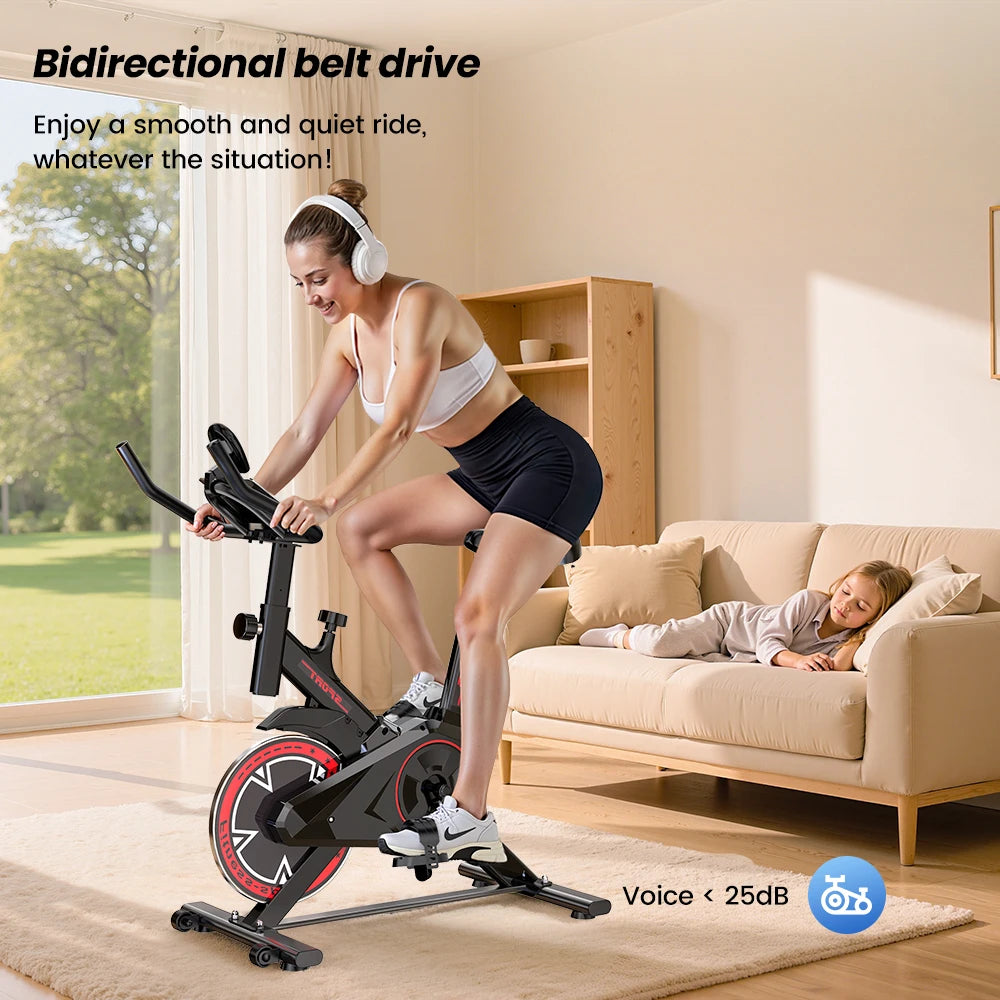 Cyclette Formill QK101 10 Kg Frizione QK116C 12 Kg Magnetico Trasmissione a Cinghia Display Cardio Domestico