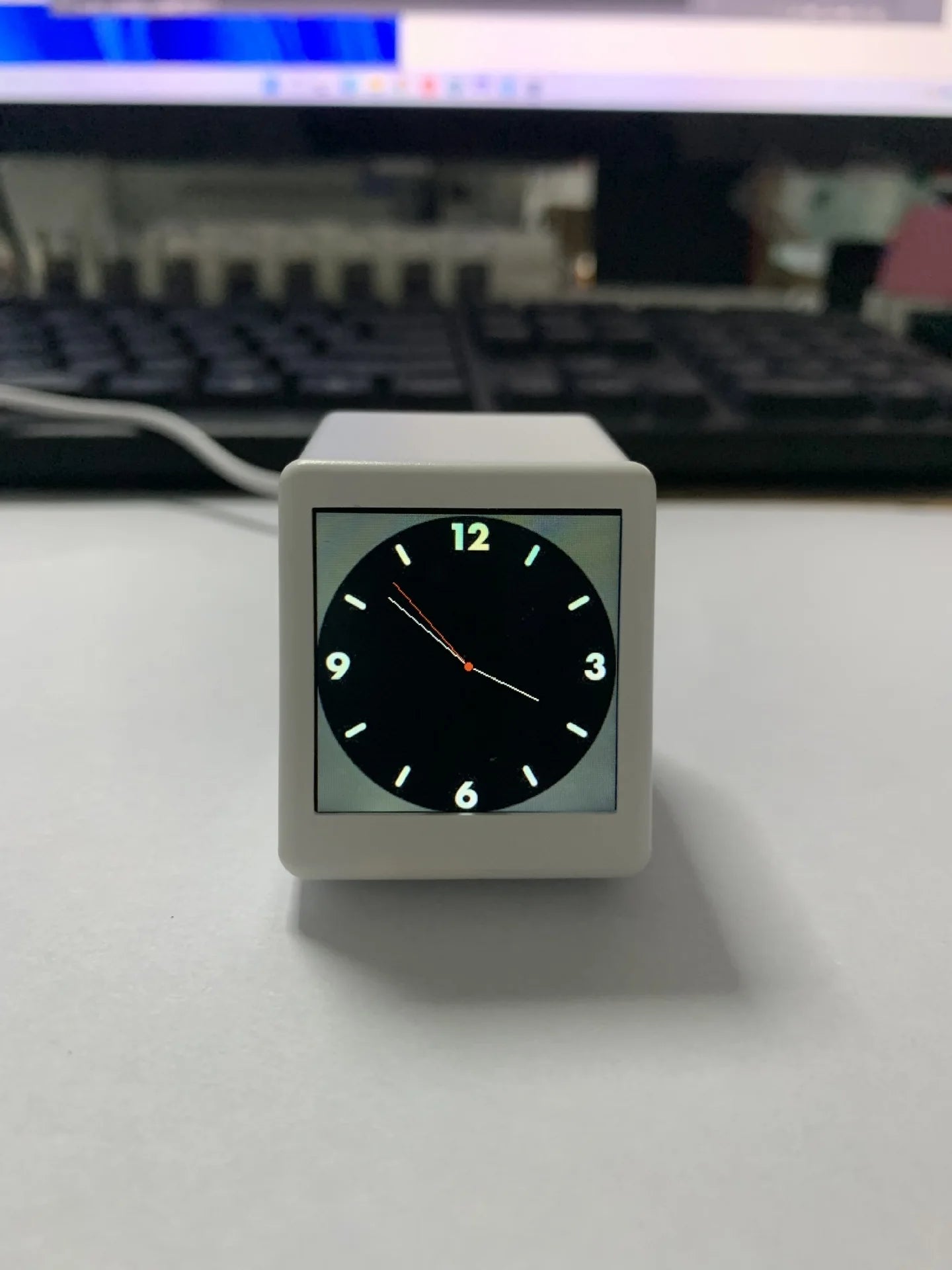 Orologio Digitale Da Tavolo Con Stazione Meteorologica WiFi Temperatura Umidità E Previsioni Meteo Per Arredamento