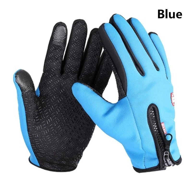 Guanti Da Ciclismo Invernali Con Supporto Al Polso E Touch Screen Antivento Antiscivolo Con Dita Intere
