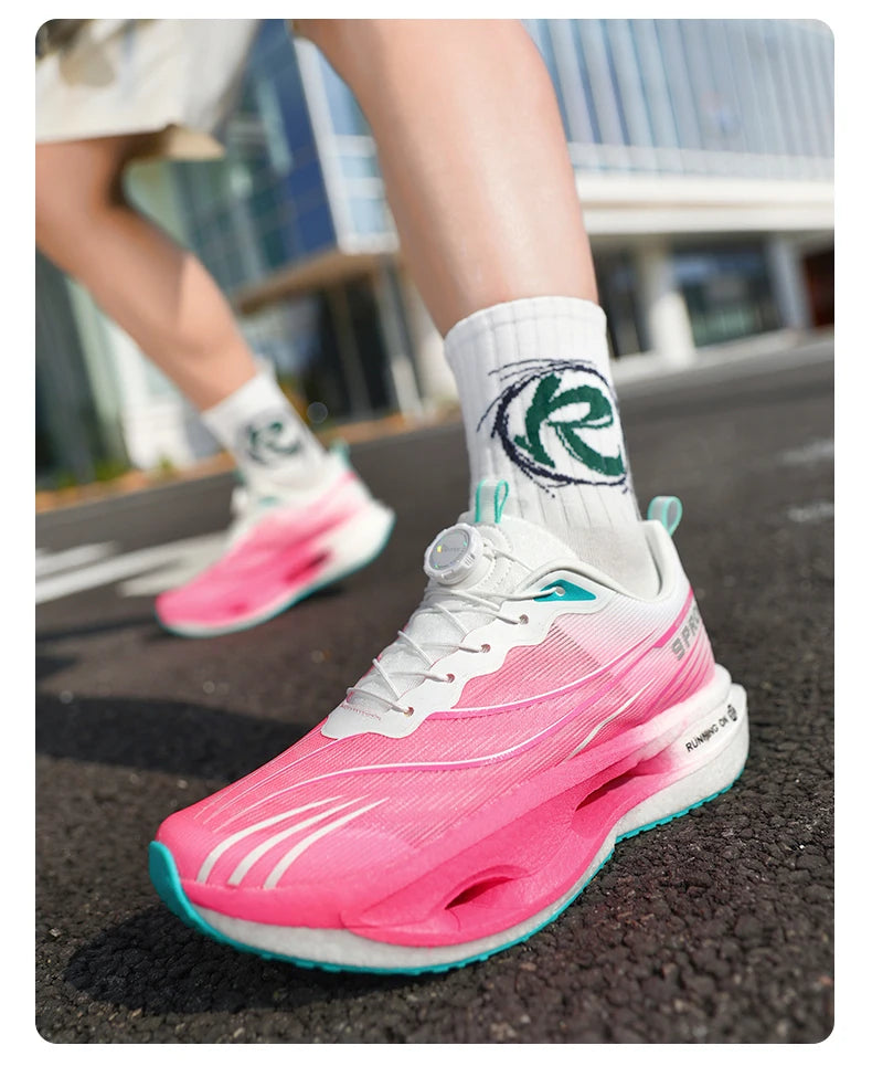 Nuove Scarpe Da Corsa Con Piastra In Carbonio Per Maratona Traspiranti E Leggere Per Uomo E Donna Comode E Antiscivolo
