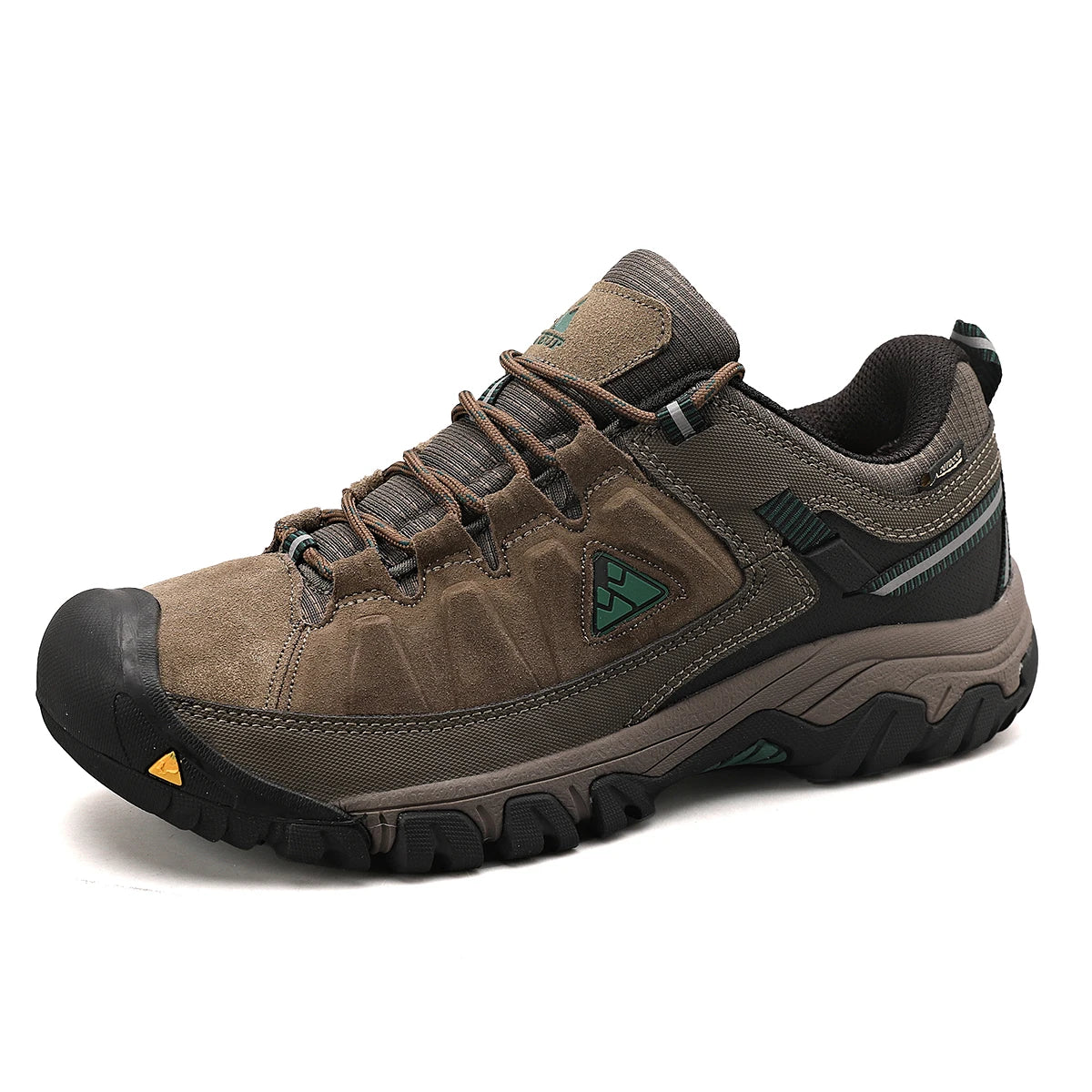 HikeUp Scarpe Da Trekking Da Uomo In Pelle Resistente Di Alta Qualità Con Suola In Gomma E Presa Di Fabbrica Per Esterni