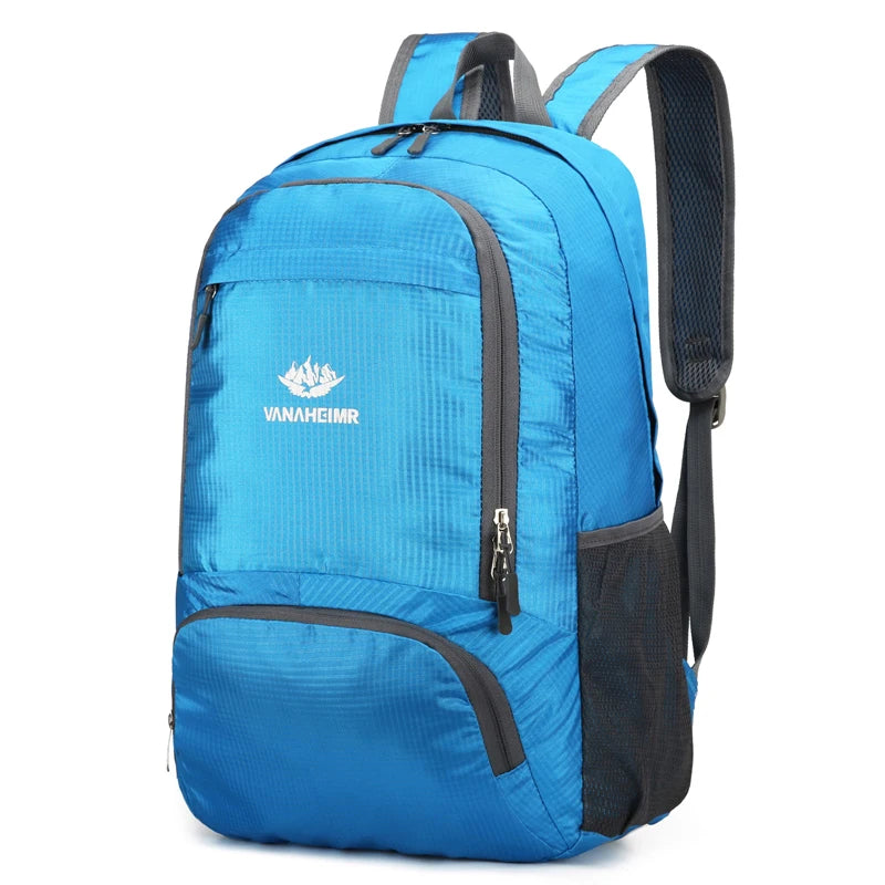 Zaino Pieghevole Da 23 Litri Ultraleggero Esterno Zaino Da Trekking Daypack Capienza Elevata Tessuto Idrorepellente