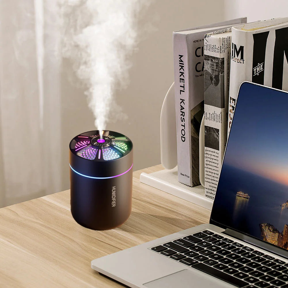 Mini Umidificatore 180 Ml Diffusore Per Aromaterapia Olio Essenziale Spray Silenzioso Auto Per Camera Da Letto Domestica