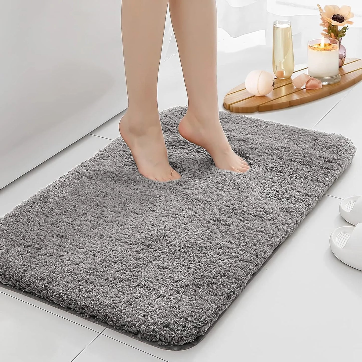 Tappetino Bagno Antiscivolo Assorbente Lavabile Per Casa Sicura Per Famiglie E Anziani