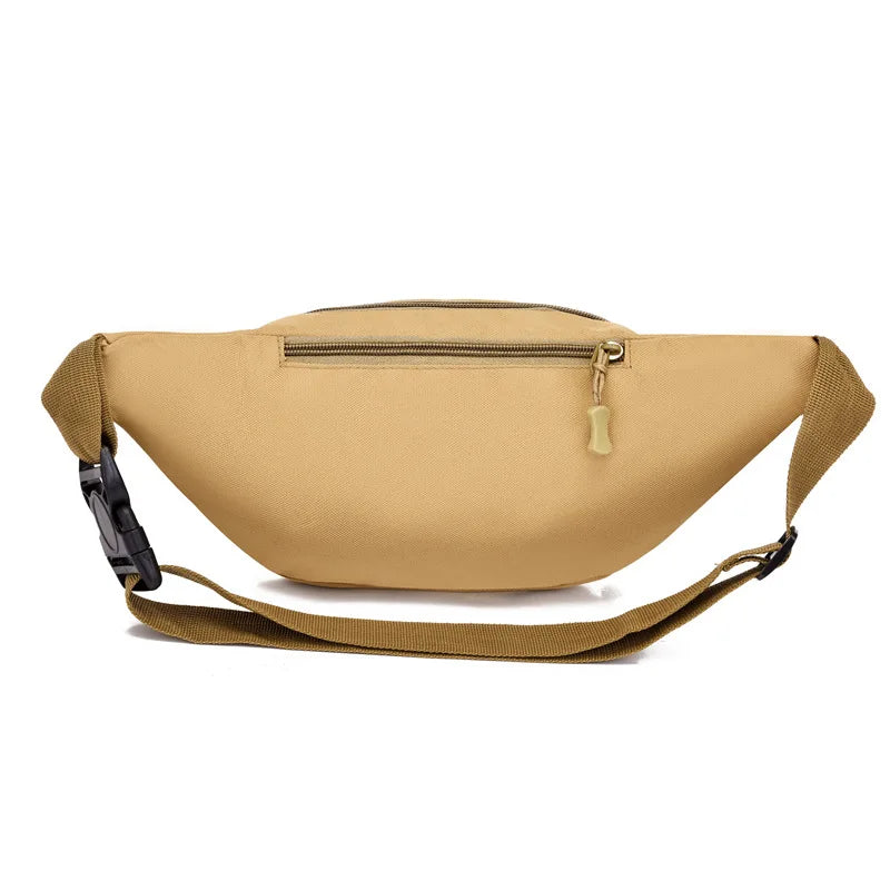 Nuovo Marsupio da Uomo Multistrato con Quattro Cerniere Borsa da Petto per Sport Outdoor e Tempo Libero