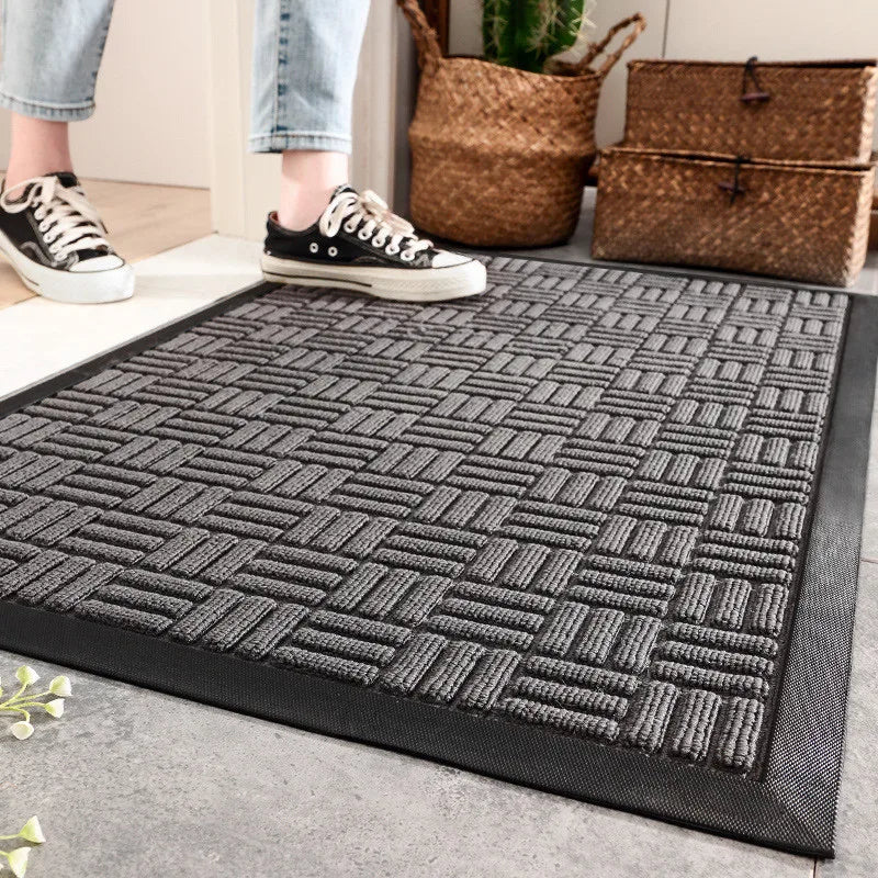 Tappetino Antiscivolo Per Ingresso Interno E Esterno Con Raschiatore Contro Fango