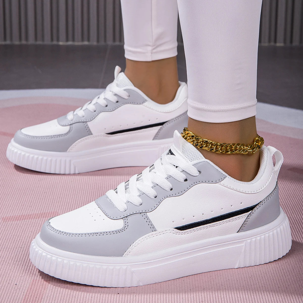 Scarpe Da Donna Basse Sneakers Casuali Bianche Vulcanizzate Da Uomo Per Coppie Scarpe Sportive