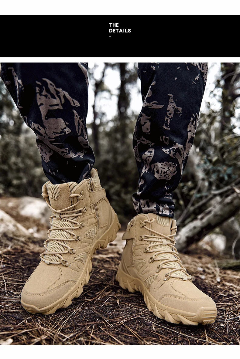 Stivali Da Allenamento Da Combattimento Uomo Scarpe Da Trekking Per Pesca E Caccia Sneakers Da Uomo