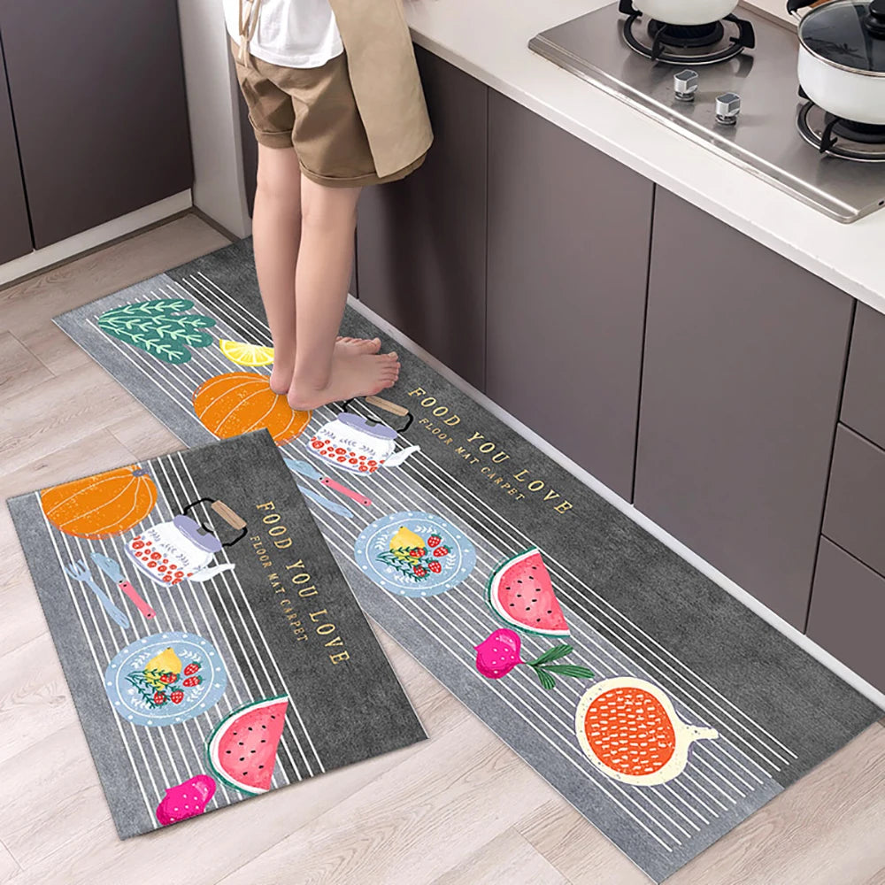 Tappetino Da Cucina Antiscivolo Lungo In Velluto Cristallo Per Soggiorno E Camera Da Letto Zerbino Tappeti Assorbenti
