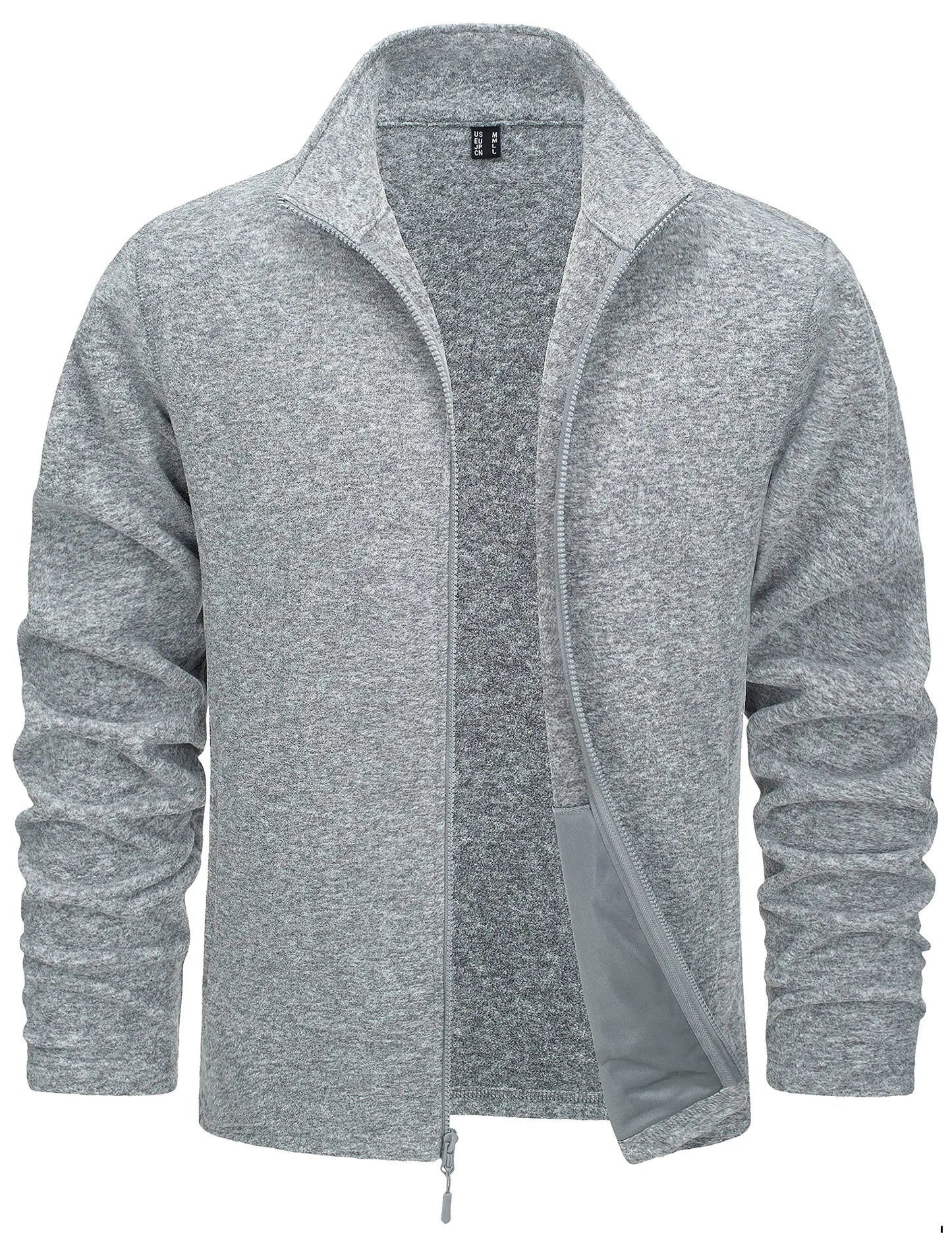 Tacvasen Giacche In Pile Leggere Con Zip Intera Da Uomo Casual Primaverile Con Tasche E Colletto Alla Coreana