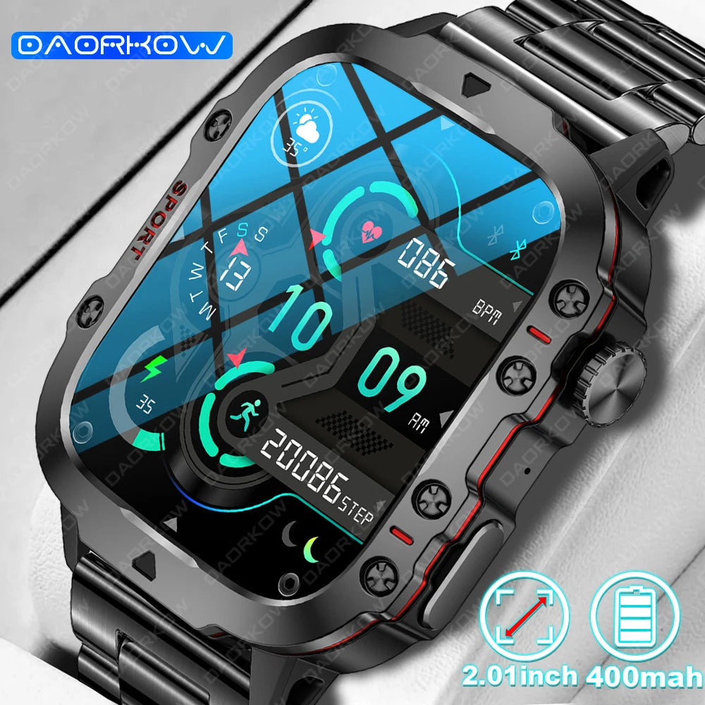 Orologio Fitness Con Schermo Da 1,96 Pollici 3ATM Chiamate Bluetooth Impermeabile Frequenza Cardiaca