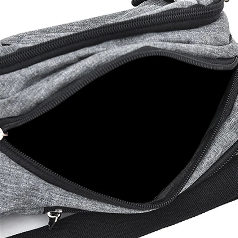 Marsupio mobile per uomo donna Marsupio multifunzionale di grande capacità Anti spruzzi Pochete da cantiere resistente all'usura