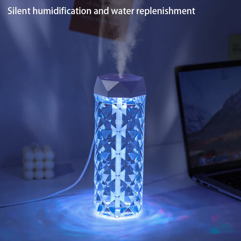 Umidificatore USB 400ML Diffusore Di Aromi Oli Essenziali Purificatore Nebbia RGB Luce Per Auto Casa E Camera Da Letto