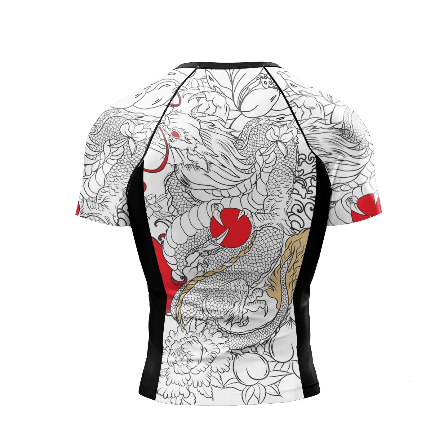 Rash Guard BJJ Uomo Jiu Jitsu Stampa Sublimazione Design Arte Marziale Abbigliamento Compressione Set Breve