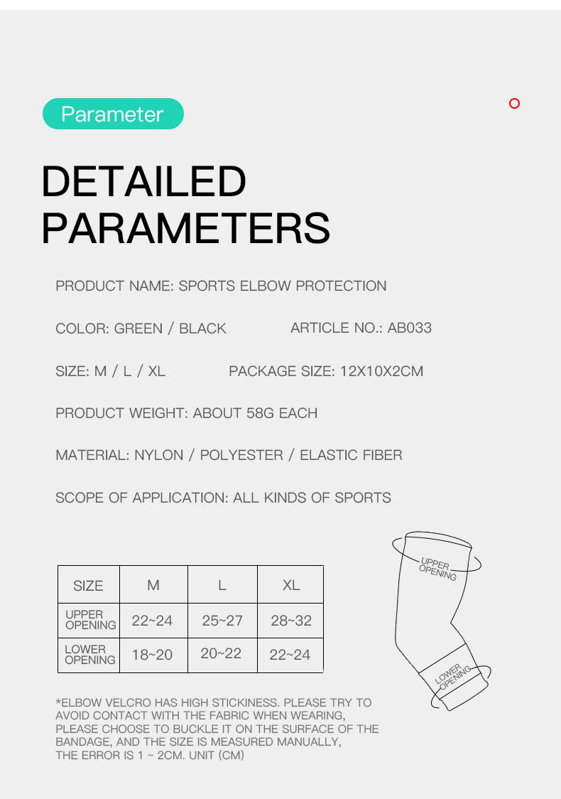 Supporto Gomito Elasticizzato Per Palestra Nylon Protezione Assorbi Sudore Manicotto Braccio Per Basket 1 Pezzo