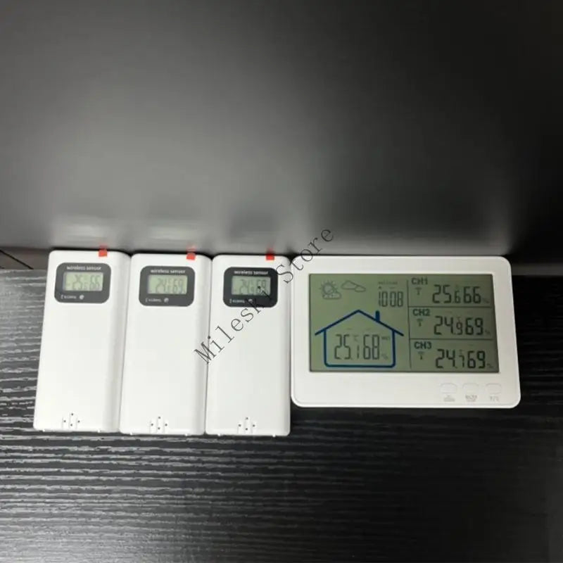 Igrometro Wireless J60C Con Telecomando A Distanza Schermo Da 5 Pollici Ad Alto Contrasto Per Sistemi Di Monitoraggio