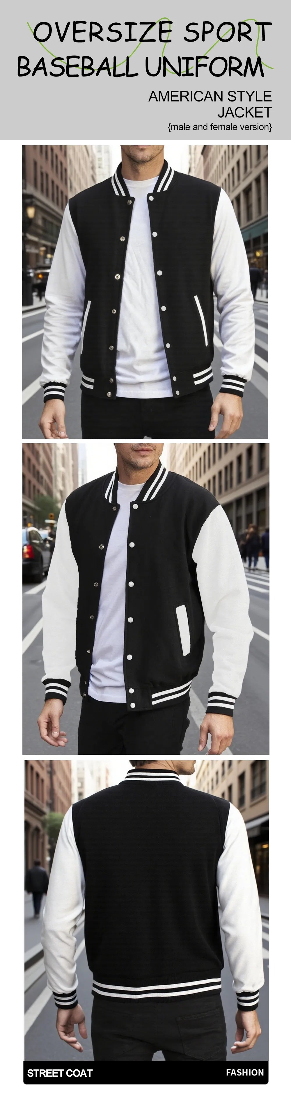 New York Land Of Dreams Maglia Da Baseball Da Uomo Morbida Retro Cappotto In Pile Autunno Giacche Americane Alla Moda