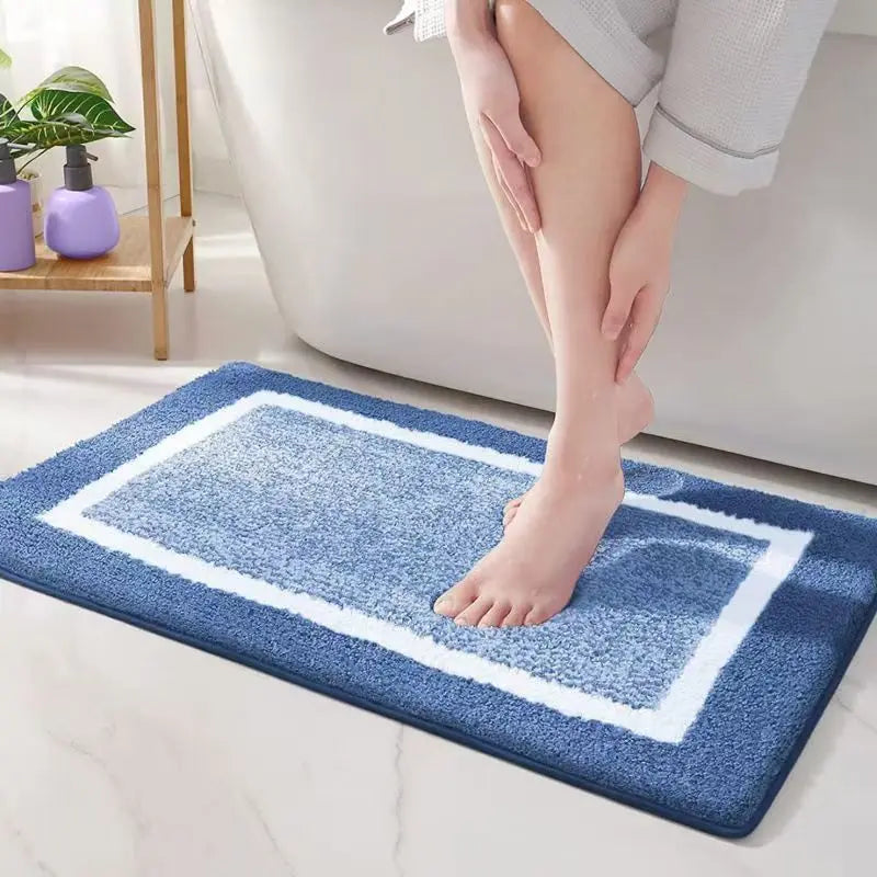 Tappetino Da Bagno In Finto Cashmere Assorbente Per WC E Porta Del Bagno Ad Asciugatura Rapida