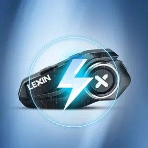 Cuffie Bluetooth Per Casco Interfono Moto Lexin G2P Comunicatore Vivavoce Fino A 6 Ciclisti Con Radio FM