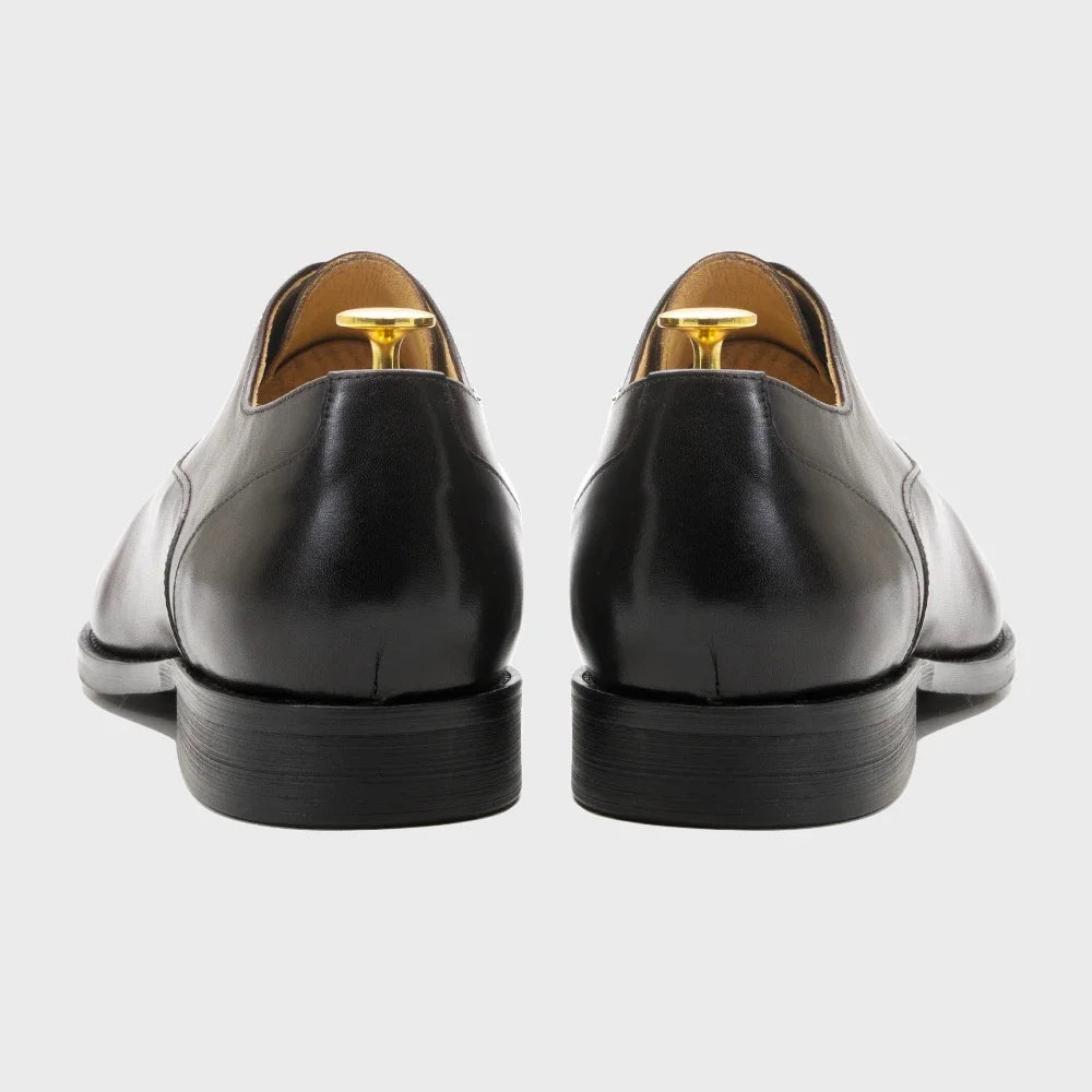 Scarpe Oxford Da Uomo In Vera Pelle Stile Classico Italiano Con Lacci Per Matrimonio Ufficio Aziendale Nere E Marroni