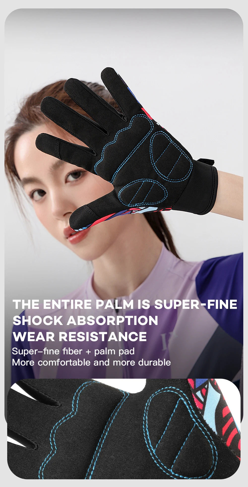 Guanti Da Equitazione E MTB Antiscivolo Con Touch Screen Resistente All Usura Unisex Regalo Halloween