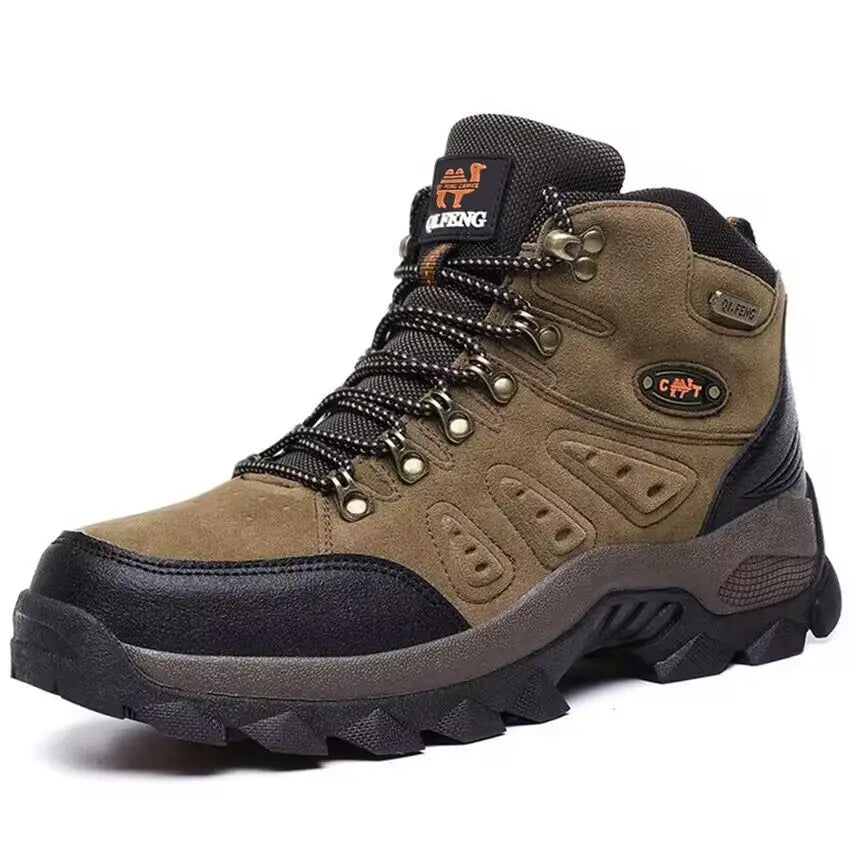 Scarpe Da Arrampicata Invernali All'aperto Da Trekking Antiscivolo Con Suola Spessa Uomo Calde