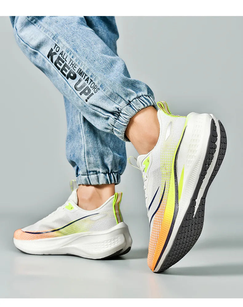 Scarpe da Corsa Sound Friction Rabbit 7PR con Piastra in Carbonio Traspiranti Leggere Sneakers Casual Unisex