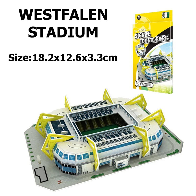 Campo Da Calcio In Miniatura 3D Puzzle Fai Da Te Dei Stadi Famosi Per Fan E Regalo Di Compleanno