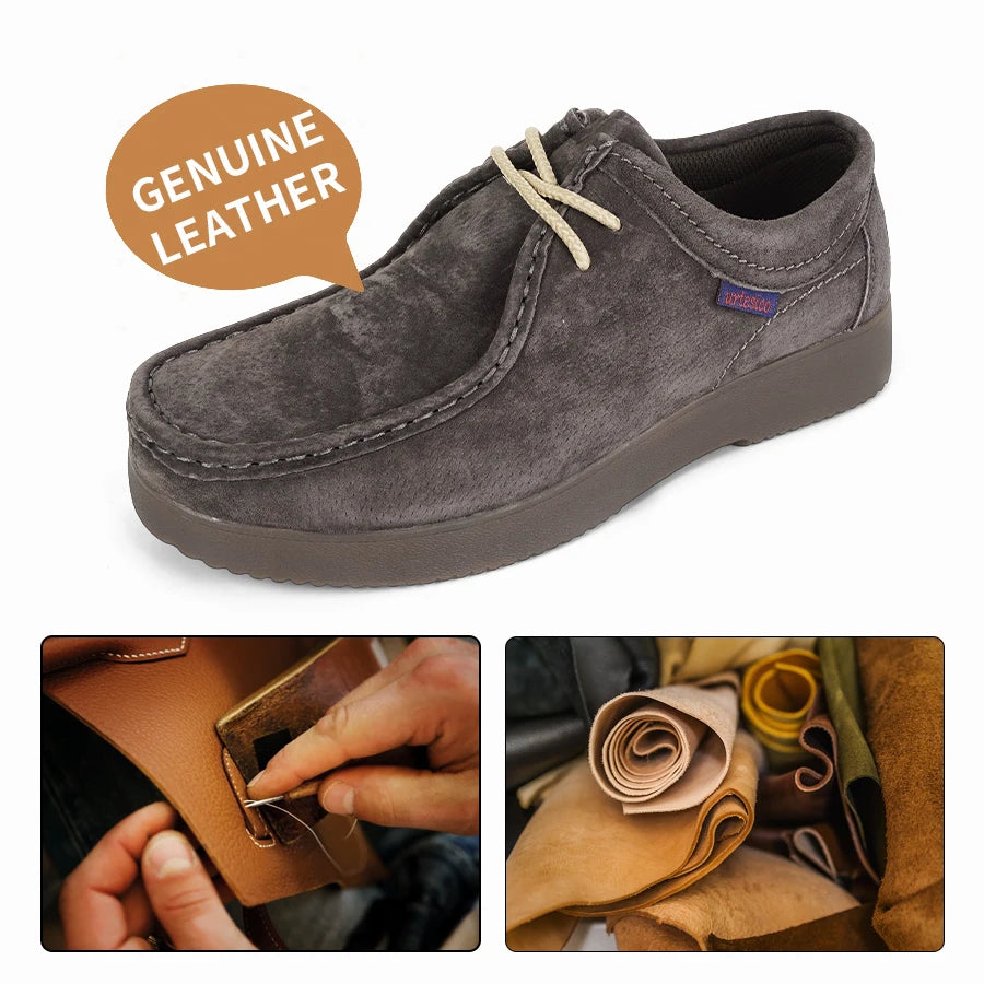 Scarpe da Uomo Cucite a Mano in Pelle Premium Mocassini Casual alla Moda Scarpe Eleganti Per Lavoro Quotidiano