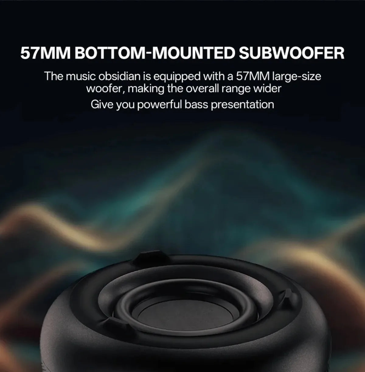 Glaze 5 Subwoofer Bluetooth 5.3 Wireless Soundbar Hi Fi Altoparlante Portatile Per Home Theater
