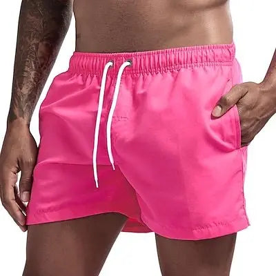 Pantaloncini da Bagno da Uomo da Surf ad Asciugatura Rapida Traspiranti con Coulisse e Tasche per Spiaggia Estiva