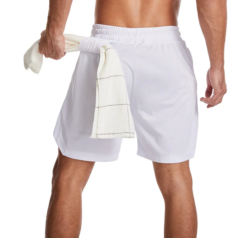 Pantaloncini Da Corsa Da Uomo 2 In 1 Palestra Allenamento Fitness Estivi 2025 Nuovi