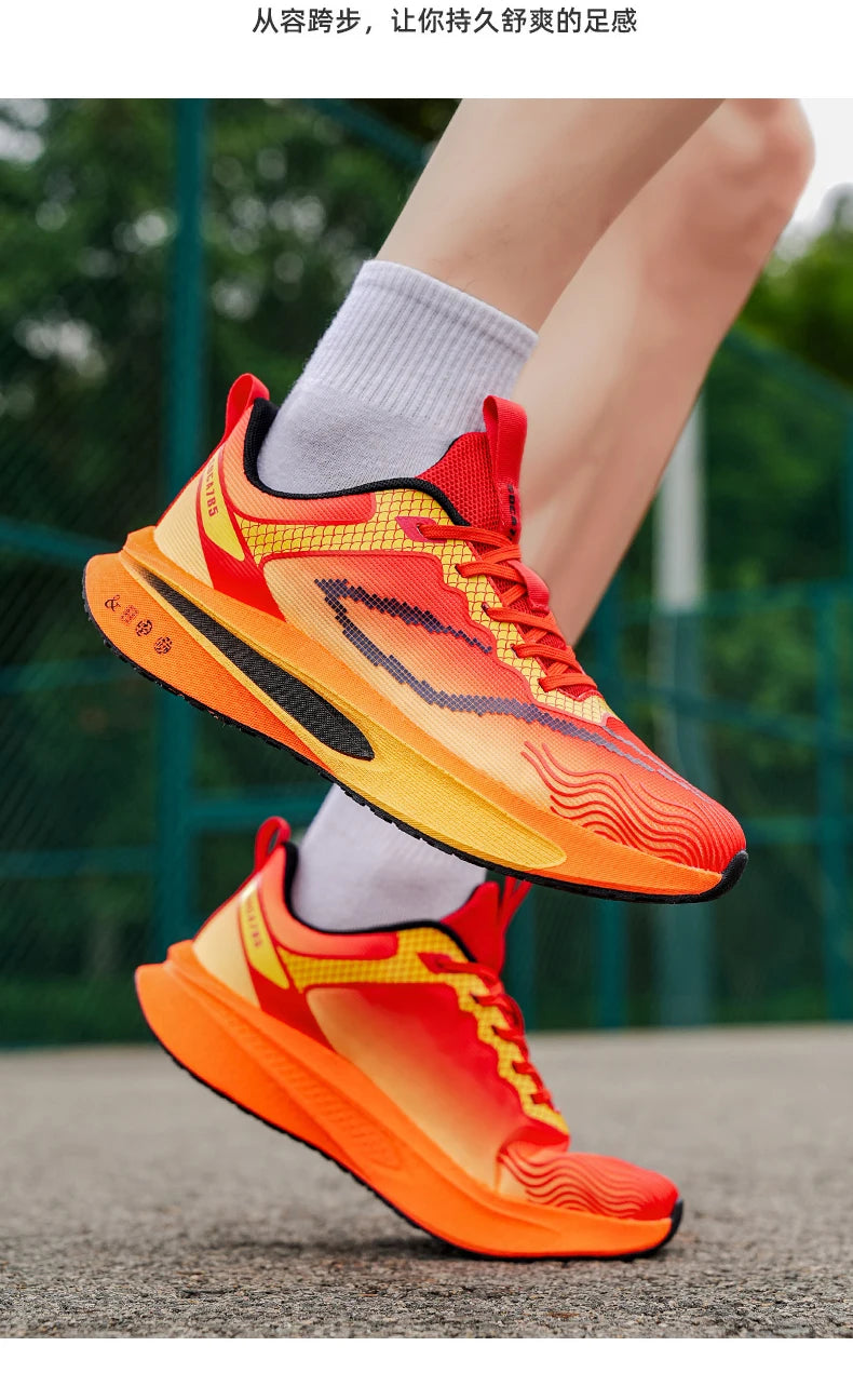 Scarpe Da Corsa Con Piastra In Carbonio Per Maratona Traspiranti Leggere Per Uomo E Donna Comode E Antiscivolo